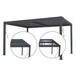 Bioklimatikus pergola G21 Austin 4x3 m, antracit, alumínium