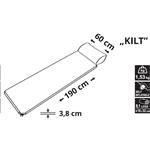 Cattara KILT 190 x 60 x 3,8 cm kempingmatrac, önfelfújó párnával