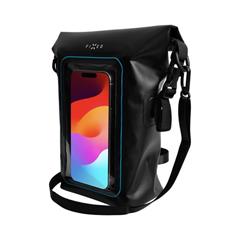 Csónaktáska FIXED Float Bag mobiltelefon zsebbel 3L, fekete