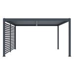 G21 fix lamellás oldalfal 3,7x2,2 m pergola Austinhoz