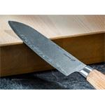 G21 Gourmet Damaszkusz 17 cm, Santoku kés, zebrawood markolat