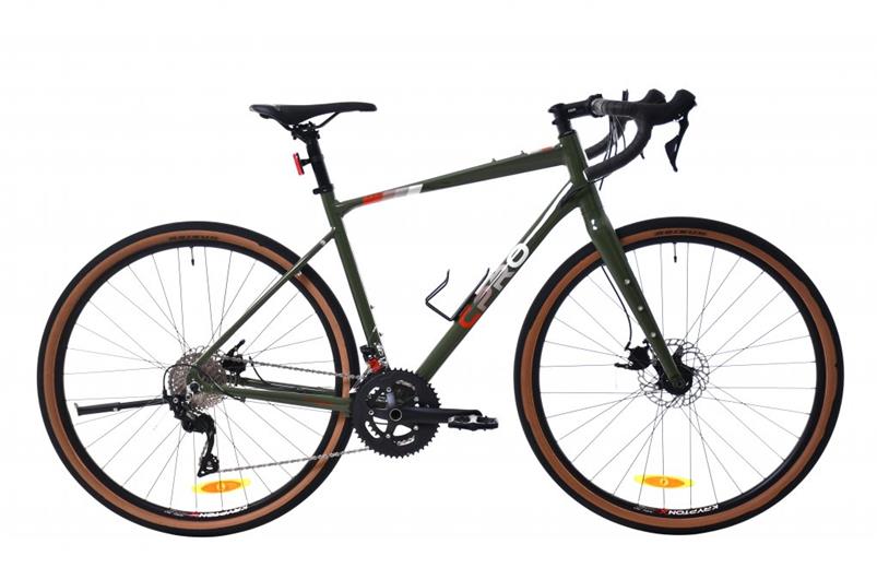 Gravel bike Capriolo G 9.6 zöld, váz 53 sérült csomagolásban