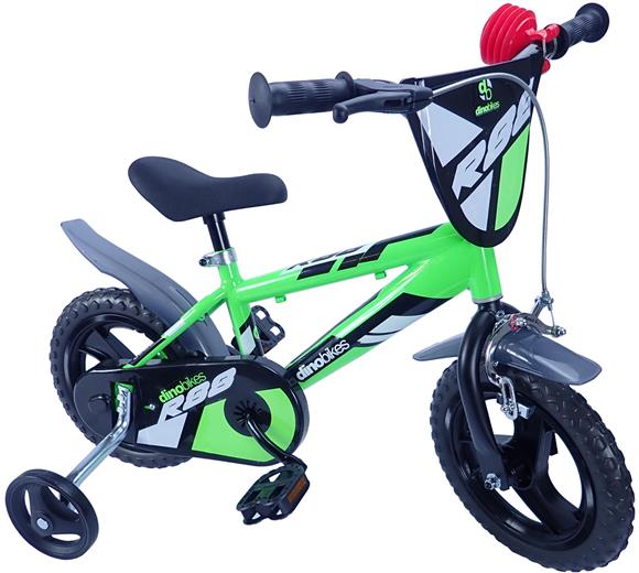 Gyermek kerékpár Dino Bikes 412UL zöld 12" fiúk - sérült csomagolásban