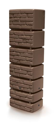 Hordó Prosperplast TOWER BRICK 350 l barna